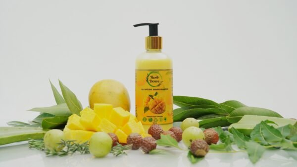 All natural mango shampoo