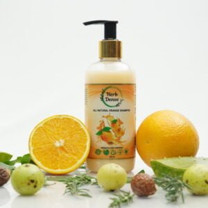 All natural orange shampoo