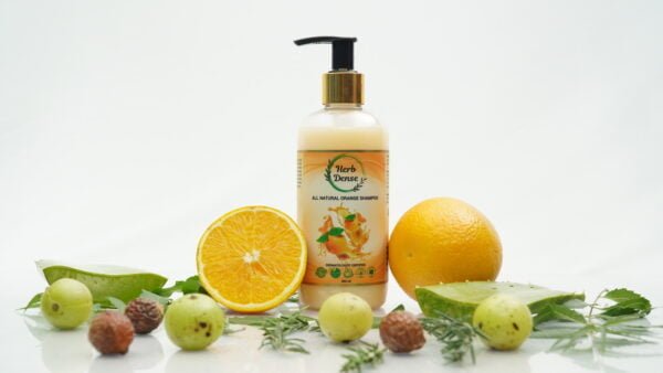 All natural orange shampoo