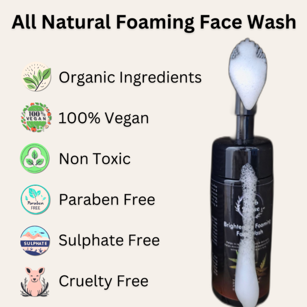 Herb Dense Brightening Foaming Face Wash for men - Image 2