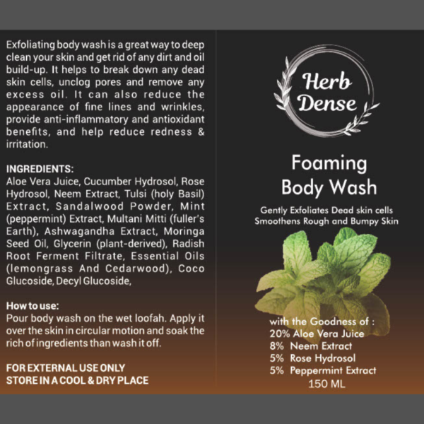 Herb Dense Foaming Body Wash for men - Image 5