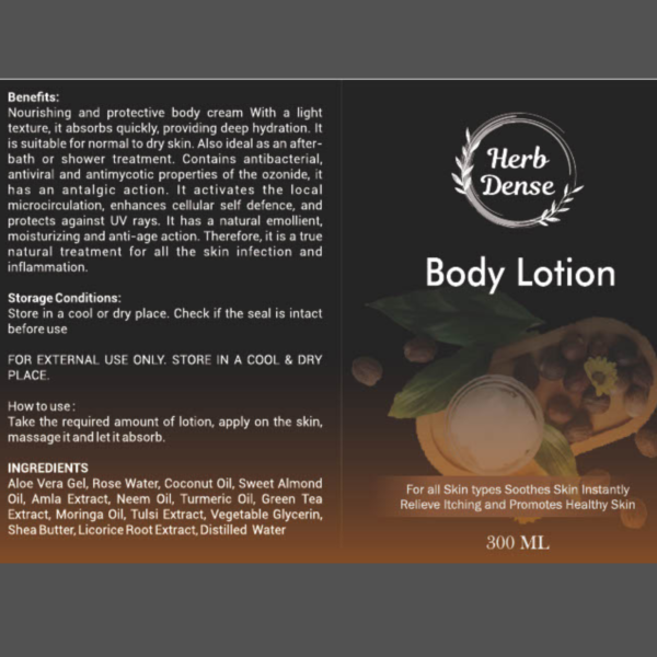 Herb Dense All Natural Body Lotion for men - Image 6