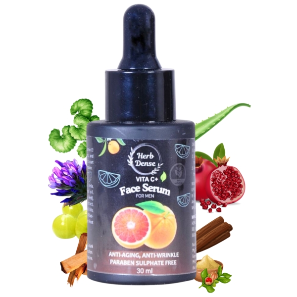 Herb Dense Vita C+ Face Serum for men