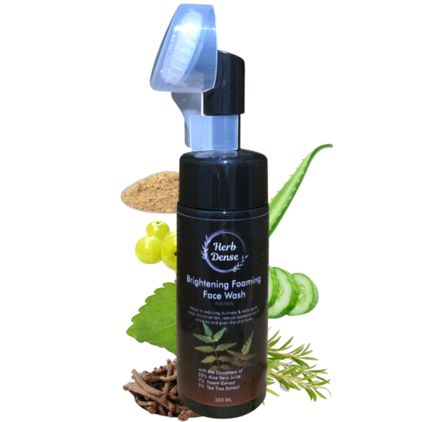 Herb Dense Brightening Foaming Face Wash for men